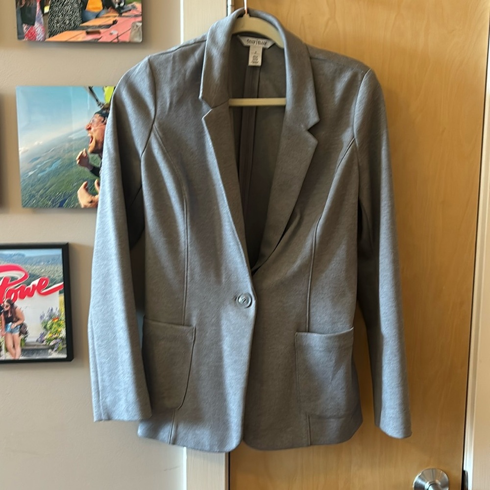 White House Black Market Grey Woman’s Blazer size 6
